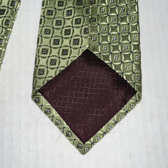 Nordstrom Light Green Textured Silk Tie - Picture 4 of 5